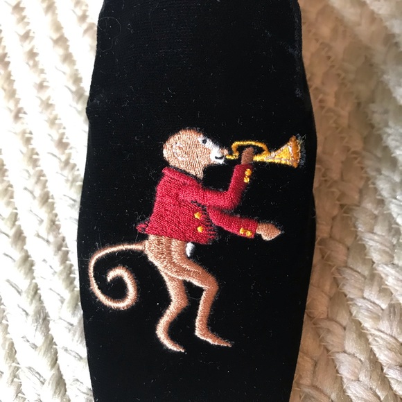 Amy Jo Gladstone Black Velvet Mules Sz 5 - Picture 9 of 10